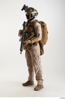  Photos Casye Schneider Paratrooper holding gun standing whole body 0002.jpg